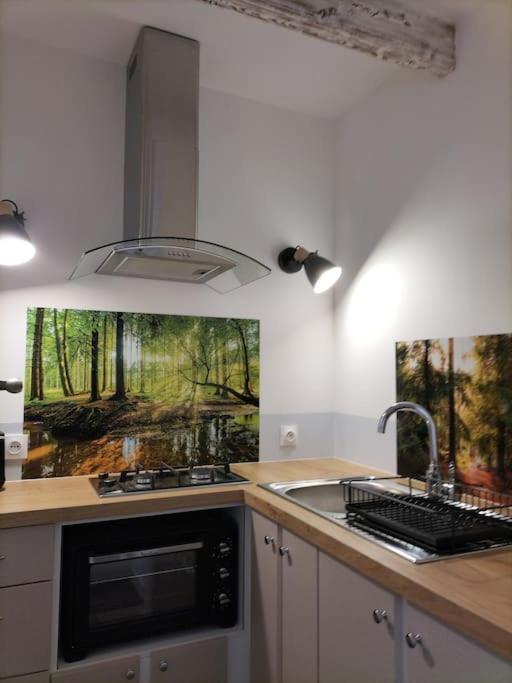 Logement Entier 3 Pieces Et Terrasse Mazieres-en-Gatine Buitenkant foto